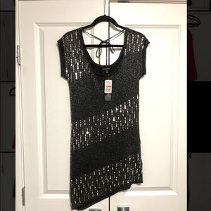 le chateau asymmetrical tunic top